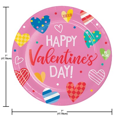 Creative Converting Vivacious Valentine Tableware Kit, Serves 8 (DTC9196E2A)