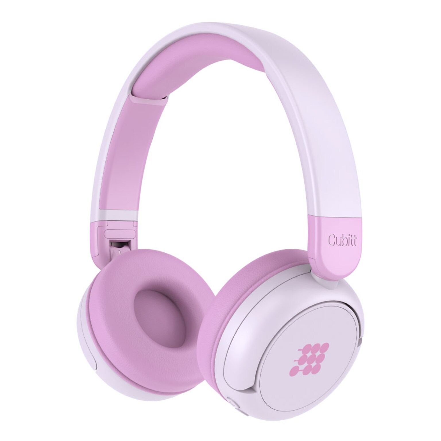 Cubitt Jr. Wireless Active Noise Canceling Over-Ear Headphones, Bluetooth, Lilac (CTANCJR-6)