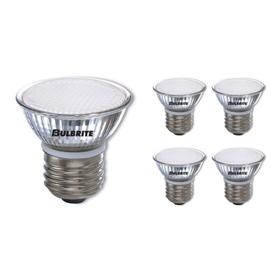 Bulbrite 35 Watt Dimmable Clear Flood MR16 Medium (E26) Halogen Bulb, 5/Pack (860661)