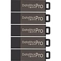 Centon MP ValuePack Datastick Pro 16GB USB 2.0 Type A Flash Drive, Gray, 5/Pack (S1-U2P5-16-5B)