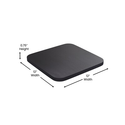 Flash Furniture Cierra Industrial Metal Counter Height Stools without Back, Gunmetal/Black, 4-Pieces/Pack (4ET32024GNRPL2B)