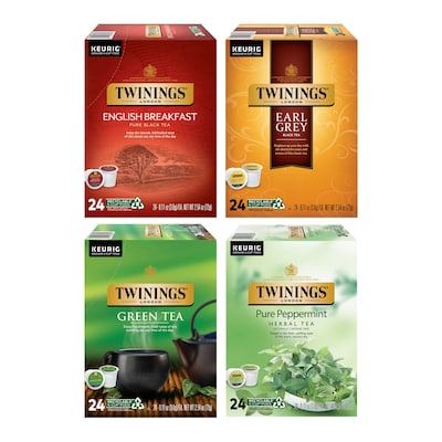 Twinings Variety Pack Assorted Teas, Keurig® K-Cup® Pods, 96/Carton (TNA54192)