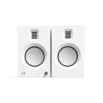 Kanto TUK TUKMW 260W Indoor Shelf Speaker, Matte White