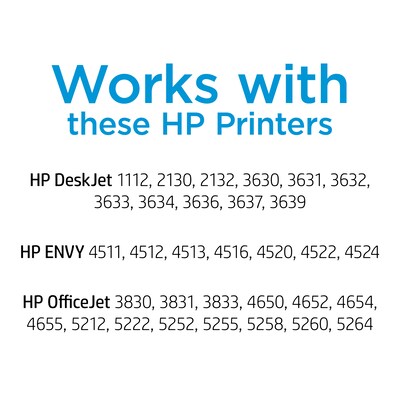 HP 63 Tri-Color Standard Yield Ink Cartridge, Prints Up to 150 Pages (F6U61AN#140)