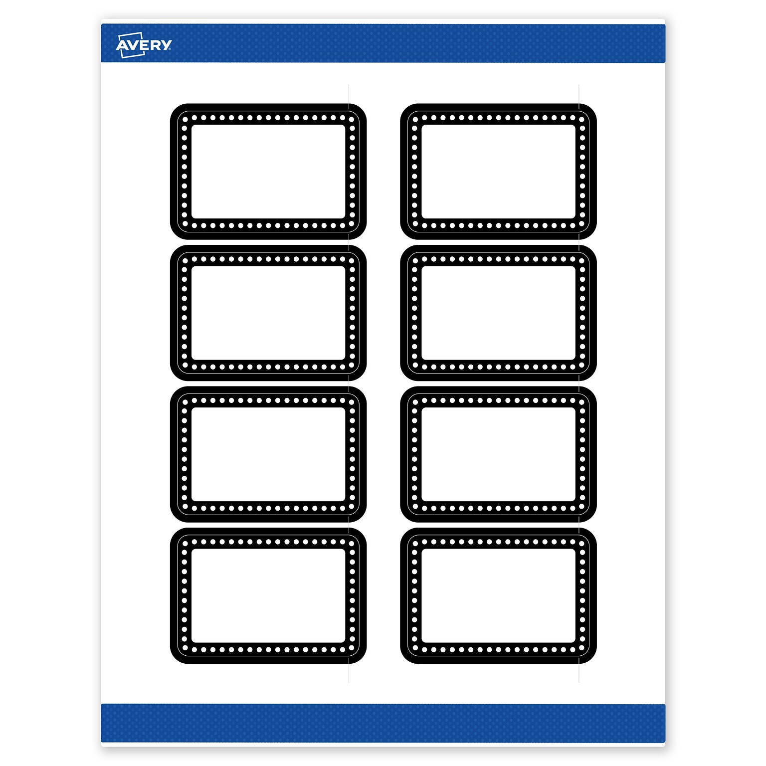 Avery Laser/Inkjet Rectangle Multipurpose Labels, 2 x 3, White, 80/Pack (S00DKM)