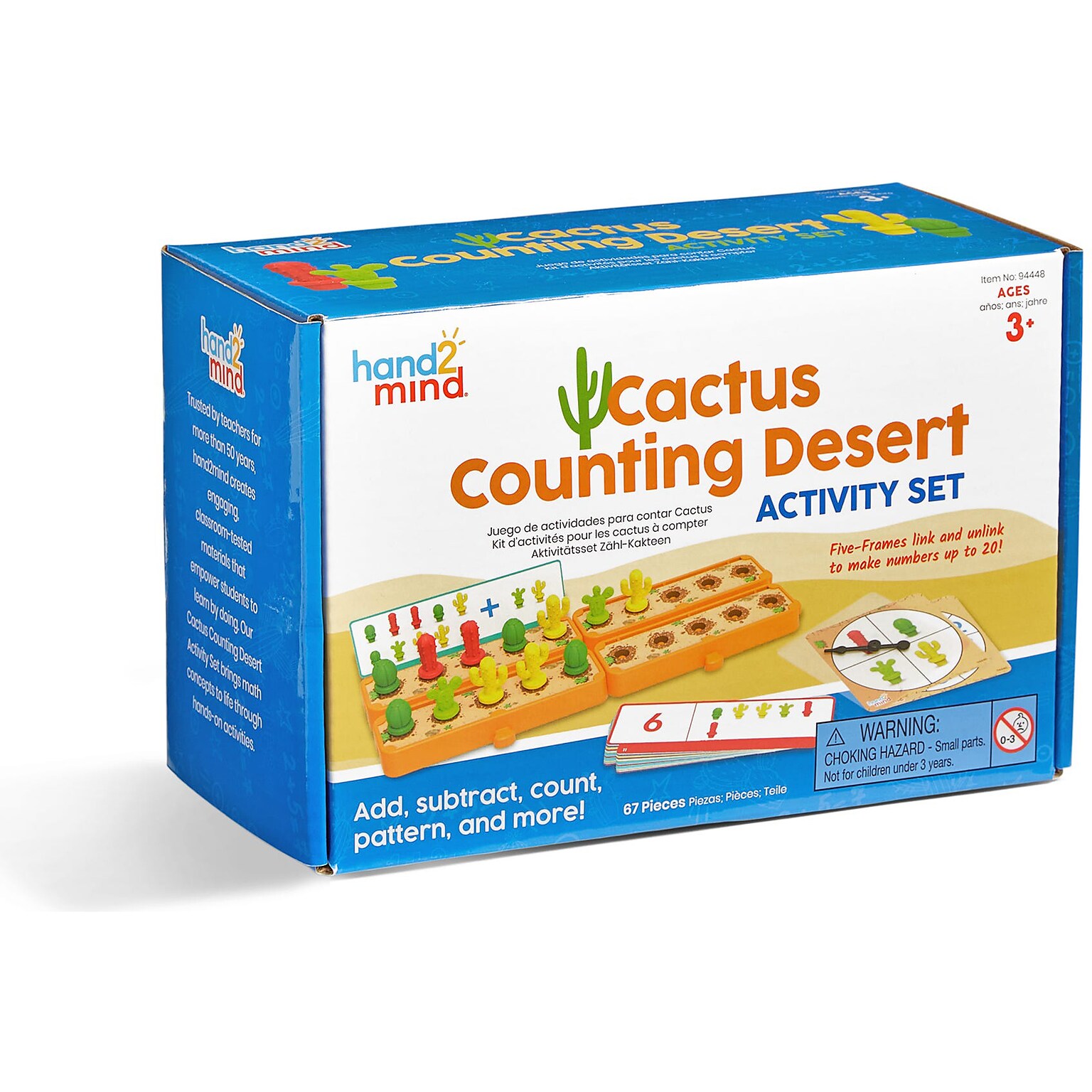 hand2mind Cactus Counting Desert Activity Set (94448)