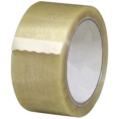 Quill Brand® Hot Melt Shipping Packaging Tape, 3.1 Mil, 2 x 110 yds., Tan, 6/Pack (F224)