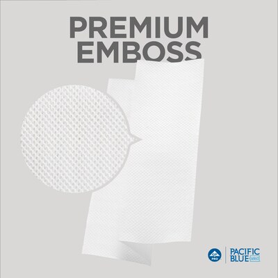 Pacific Blue Select Recycled Multifold Paper Towels, 1-ply, 250 Sheets/Pack, 16 Packs/Carton (20389)