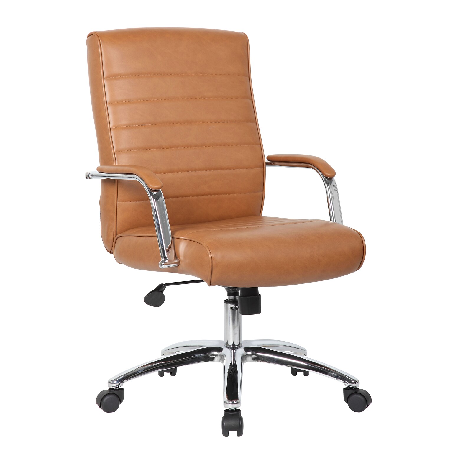 Boss Vinyl Executive Conference Chair, Caramel (B696CRB-CML)