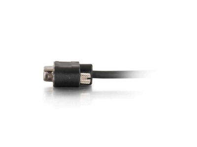 C2G Cables to Go 3 DB9 to DB9 Serial RS232 Cable with Low Profile Connectors, Male to Female, Black (52156)