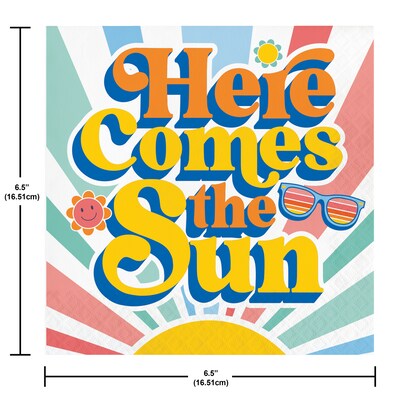Creative Converting Summer Vibes Tableware Kit, Serves 8 (DTC9206E2A)