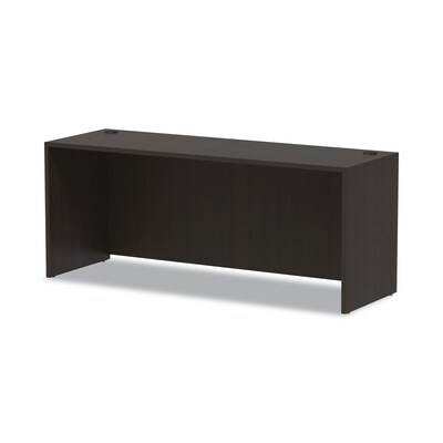 Alera Valencia Series Credenza Shell, 70 7/8w X 23 5/8d X 29 12h, Espresso