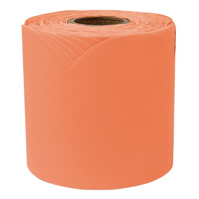 Carson Dellosa Education Rolled Scalloped Bulletin Board Border, 3" x 65', Mango, 3 Bundle (CD-108529-3)