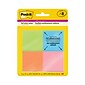 Post-it® Super Sticky Full Stick Notes, 1 7/8" x 1 7/8", Energy Boost Collection, 30 Sheets/Pad, 8 Pads/Pack (F220-8SSAU)