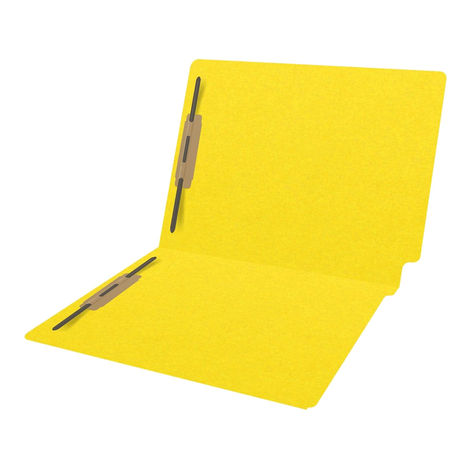 Medical Arts Press Heavy-Duty End Tab File Folder, Straight Cut, Letter-Size, Yellow, 40/Box (S-09459-YLW)