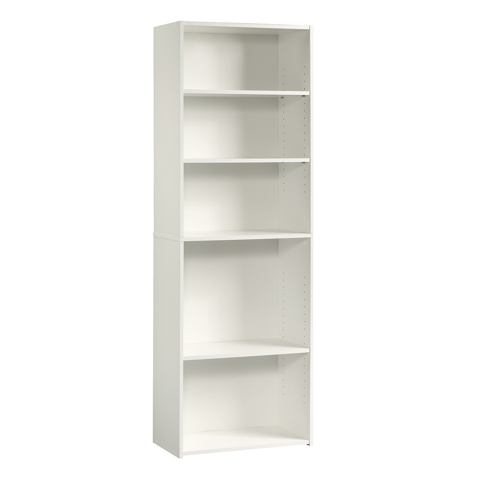 Sauder Beginnings 71H 5-Shelf Bookcase, Soft White (415542)