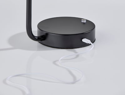 Adesso Amari LED Desk Lamp, 12"H, Black (2617-01)