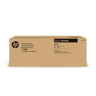 HP 205S Black Toner Cartridge for Samsung MLT-D205S (SU978A), Samsung-branded printer supplies are now HP-branded