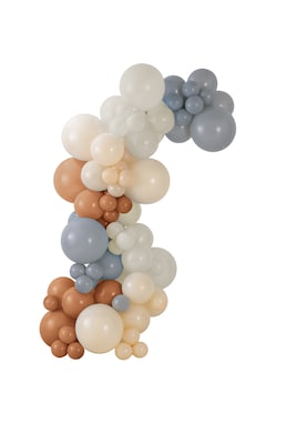 Party City Latex Balloon Garland Kit, Neutrals, 90/Pack (AM111841)