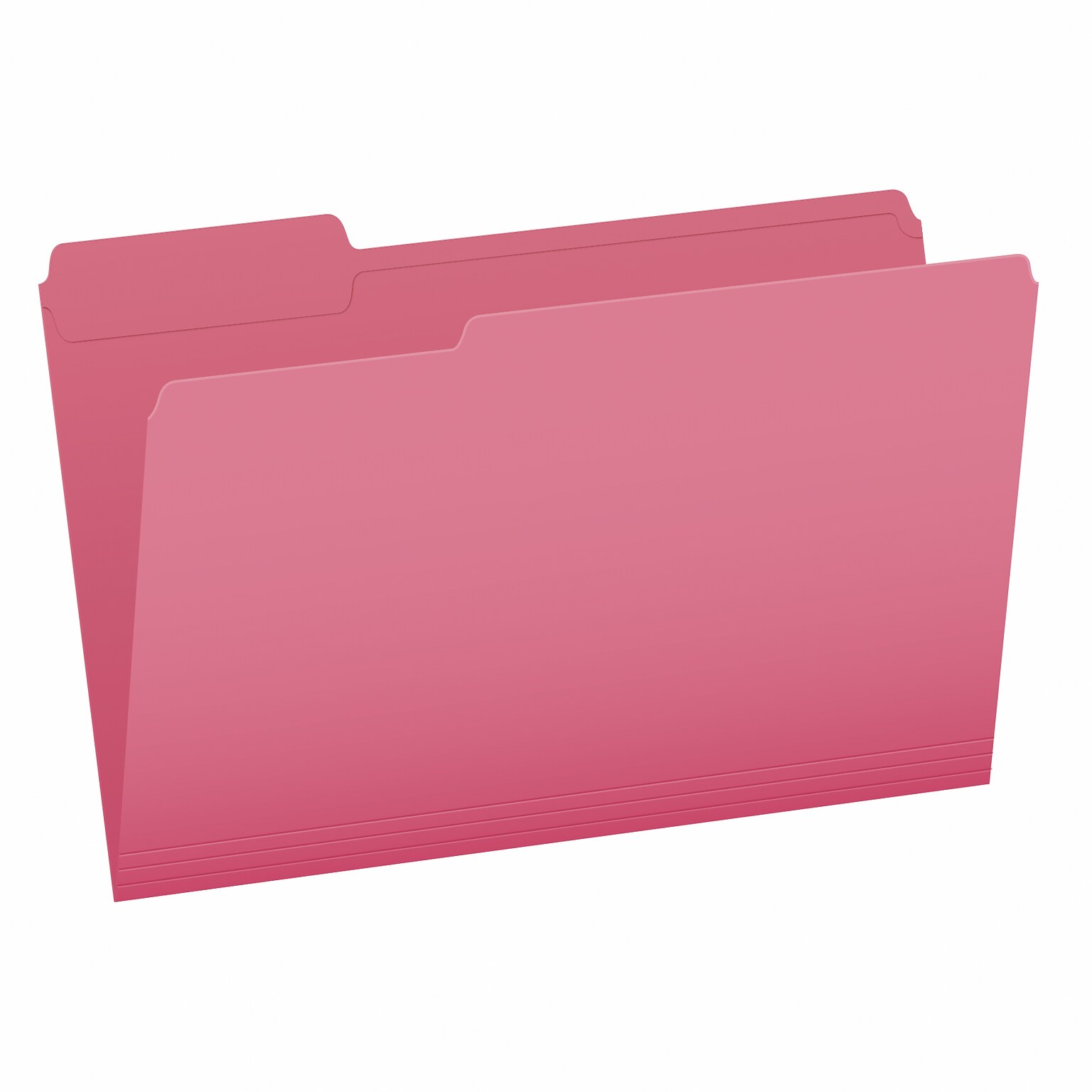Pendaflex Heavy Duty File Folder, 1/3-Cut Tab, Assorted, Legal Size, Pink, 100/Box (1007033)