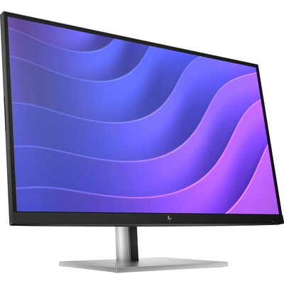 HP E27q G5 27 WQHD IPS 75Hz LCD Monitor, Height Adjustable, Black/Silver (6N6F2AA#ABA)