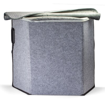 Heetz Foot and Leg Portable Radiant Electric Heater, Gray (HTZ110)