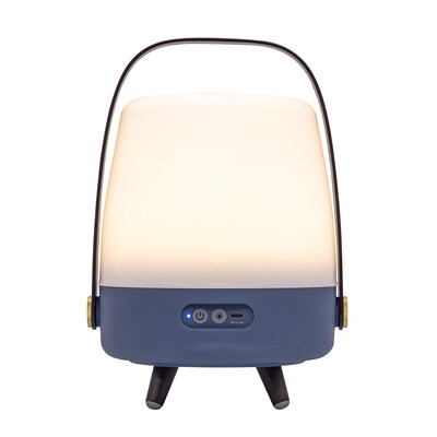 Kooduu Lite Up Play Mini 11.75" LED Speaker Lamp with USB Port, Ocean (1202-07)