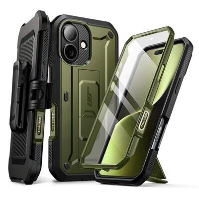 SUPCASE Unicorn Beetle Pro Case for iPhone 17, Shock Absorbing, Guldan (SUP-iPhone2025-UBPro-SP-Guldan)
