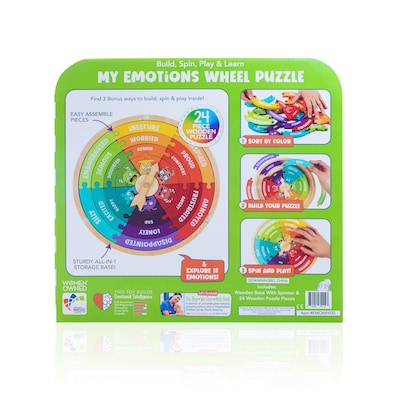 Open the Joy My Emotions Wheel Learning Toy, Multicolored (OTJEMOWHEEL)