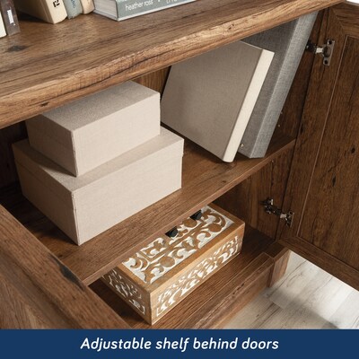 Sauder Palladia 72"H 5-Shelf Bookcase, Vintage Oak (420609)