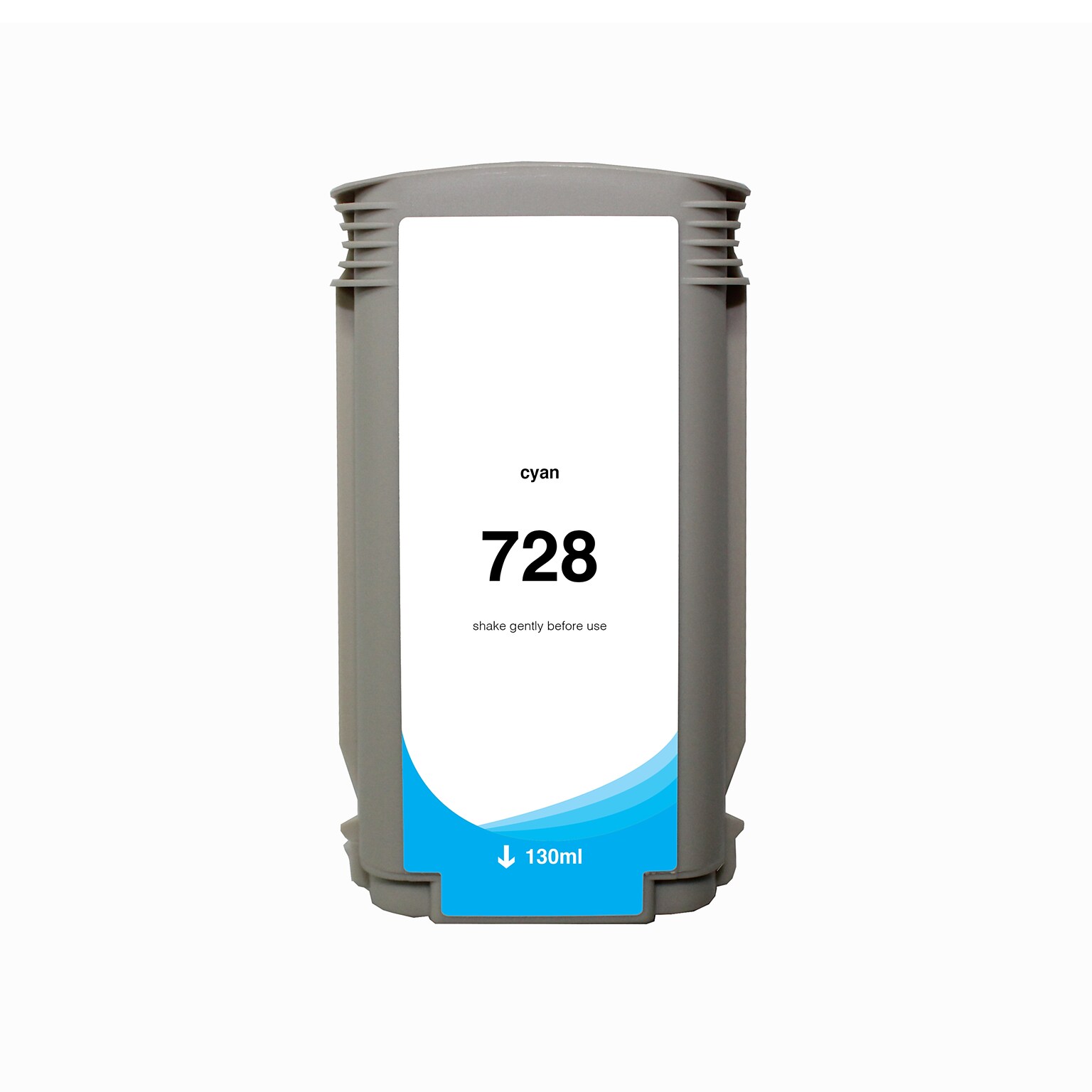 Clover Imaging Group Compatible Cyan Standard Yield Wide Format Inkjet Cartridge Replacement for HP 728 (F9J67A)