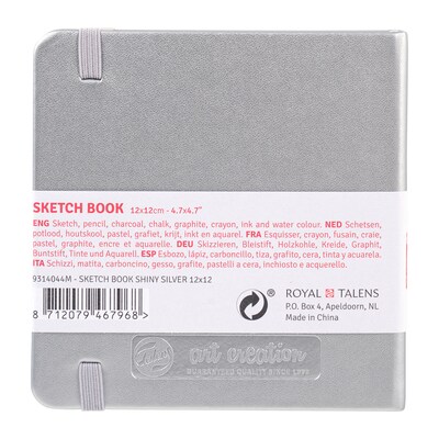 Talens Art Creation 4.7" x 4.7" Sketch Book, 80 Sheets/Book, 5/Bundle (TLN9314044M-5)