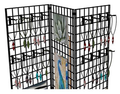Gridwall Hook, Black, 4"