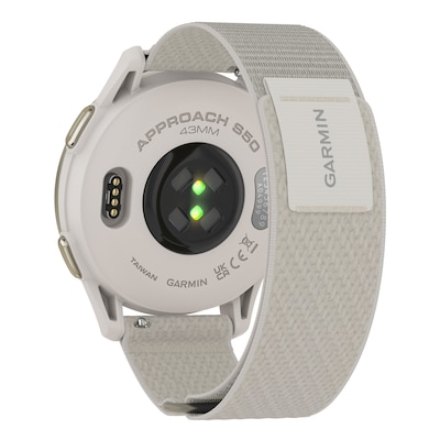 Garmin Approach S50 Golf Smartwatch, GPS, 1.2", Ivory ComfortFit Nylon Band (010-03010-01)