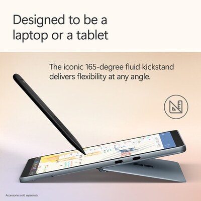 Microsoft Surface Pro 12", Copilot+ PC, Snapdragon X Plus, 16GB RAM, 512GB UFS, 16 Hour Battery, Windows 11 Home, Ocean
