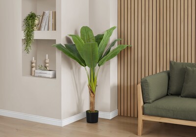 Monarch Specialties Inc. 43 Artificial Banana Tree in Pot (I 9567)