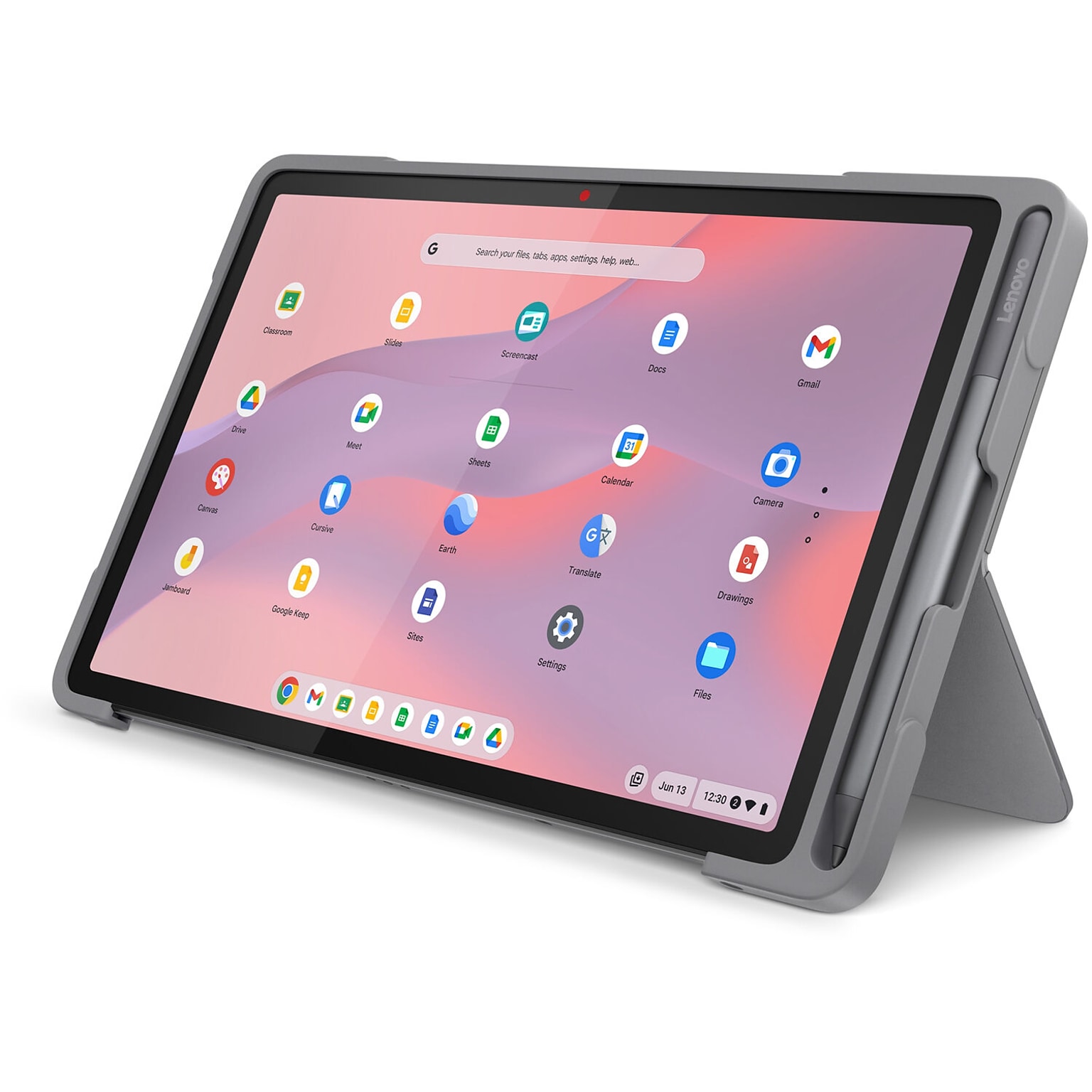 Lenovo Chromebook Duet EDU G2 10.95 Tablet, Wi-Fi 6, 8GB RAM, 64GB Storage, ChromeOS, Luna Gray (83HJ0009UB)