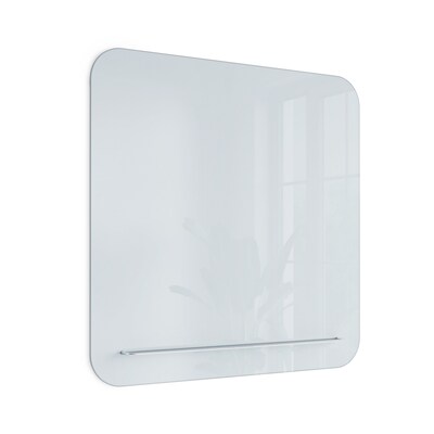 U Brands Magnetic Glass Dry-Erase Board, 35 x 35 (4848U00-01)