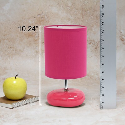 Simple Designs 10.24" LED Table Lamp, Pink (LT2005-PNK-LB)