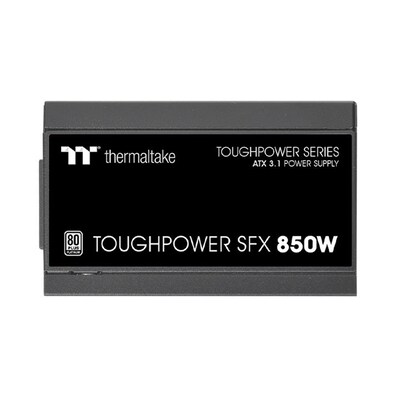 Thermaltake Toughpower SFX Platinum 850W ATX 3.1 80 PLUS Platinum Internal Power Supply, Black (PSSTP0850FNFAPU)