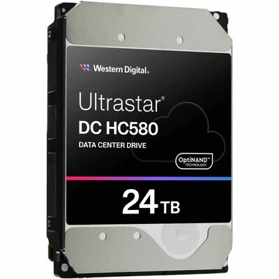 Western Digital Ultrastar DC HC580 24TB 3.5" SATA Internal Hard Drive (0F62795)