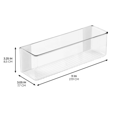 iDESIGN Adhesive Organizers, Clear, 4/Set (27825M4)