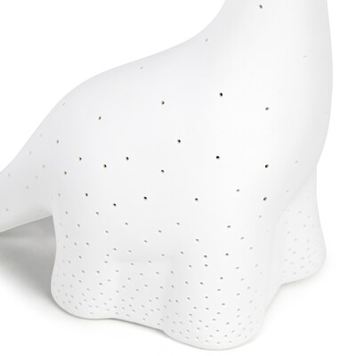 Simple Designs Porcelain Dinosaur Table Lamp (LT2093-WHT)