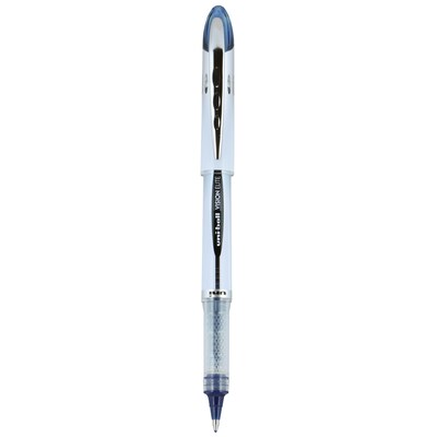 uni-ball Vision Needle Rollerball Pens, Fine Point, Blue, 12 Pack