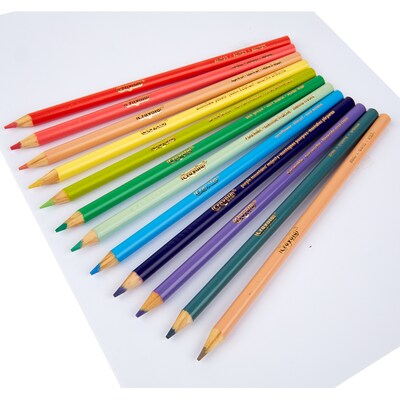 Crayola Pastel Kid's Colored Pencils, Multicolored, 12/Pack (BIN682030)