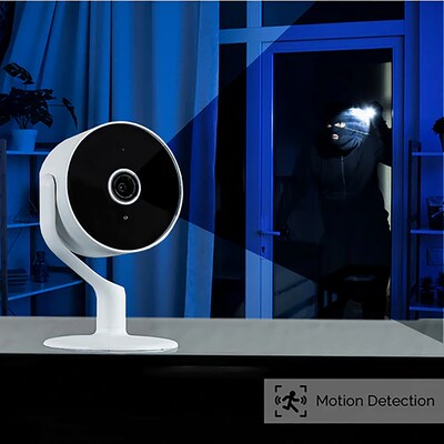 eco4life Wi-Fi FHD Smart IP Security Camera, White (SC-RIPC-8C)