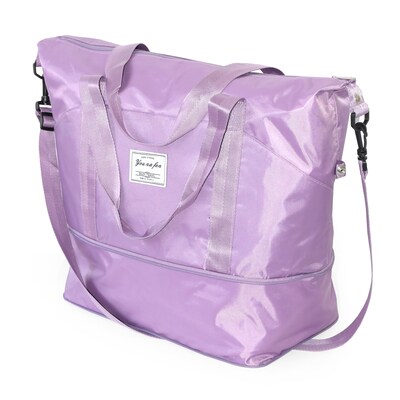 Nicci Polyester Travel Duffel, Light Purple (CBM10003-LPUR)