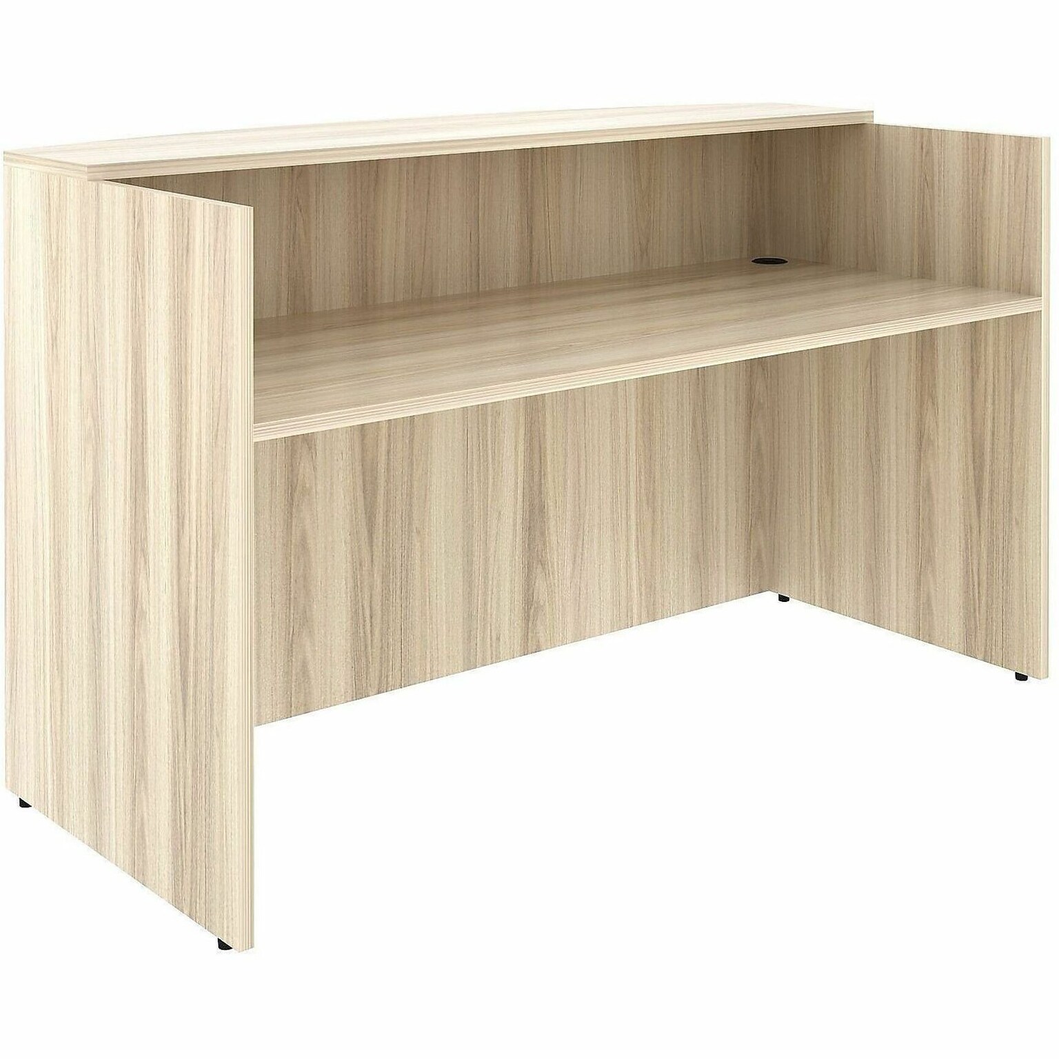Lorell Essentials 72 W Reception Desk, Modern Elm (LLR66325)