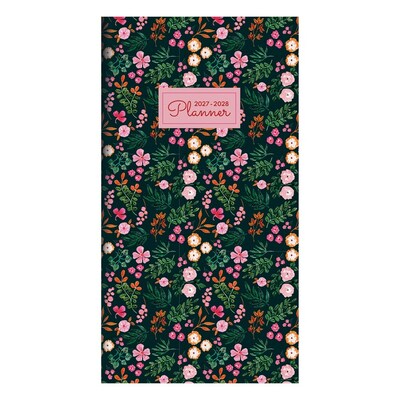2027 TF Publishing Itty Bitty Blossoms 3.5 x 6.5  Monthly Standard Planner, Paperboard Cover, Multicolored (27-7010)