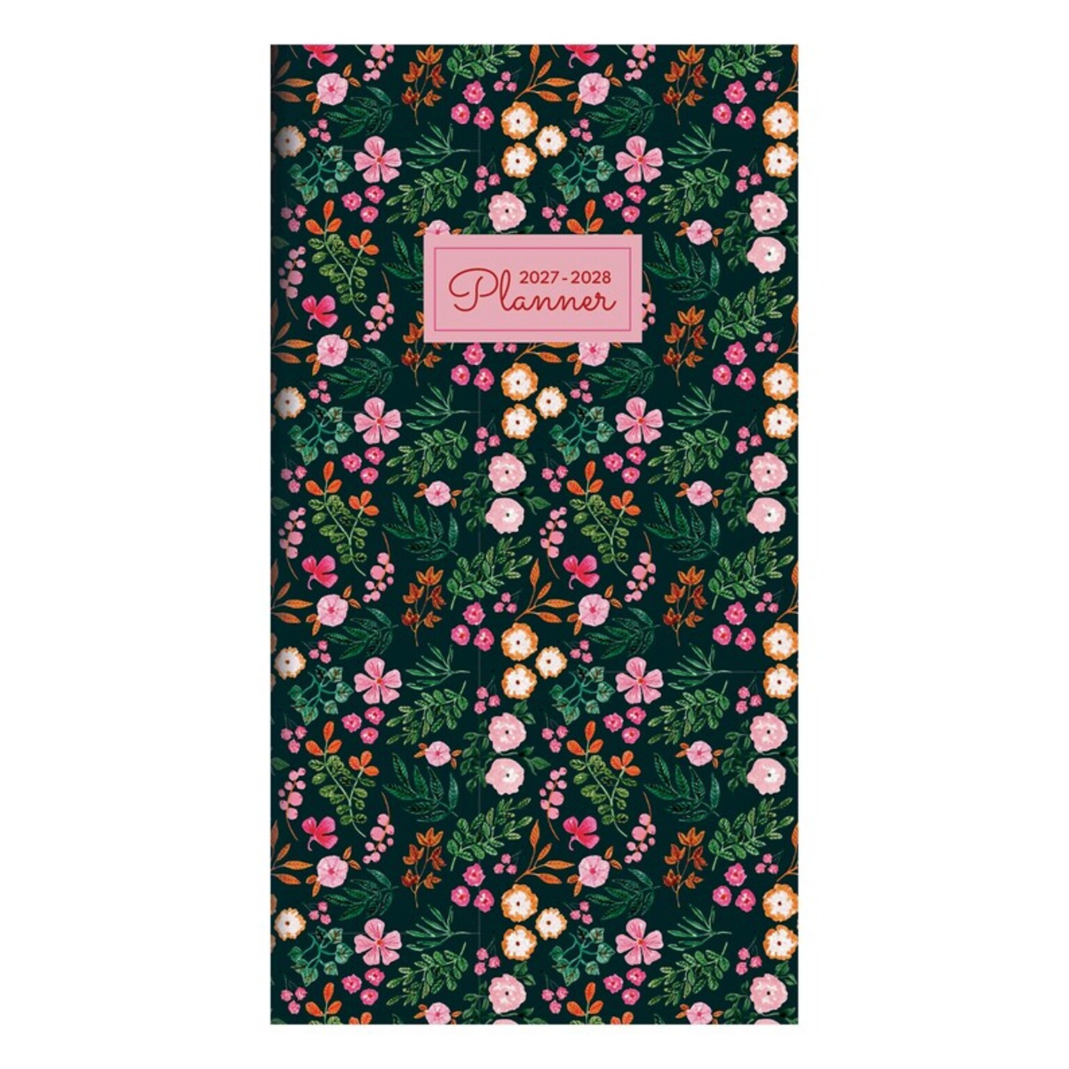 2027 TF Publishing Itty Bitty Blossoms 3.5 x 6.5  Monthly Standard Planner, Paperboard Cover, Multicolored (27-7010)